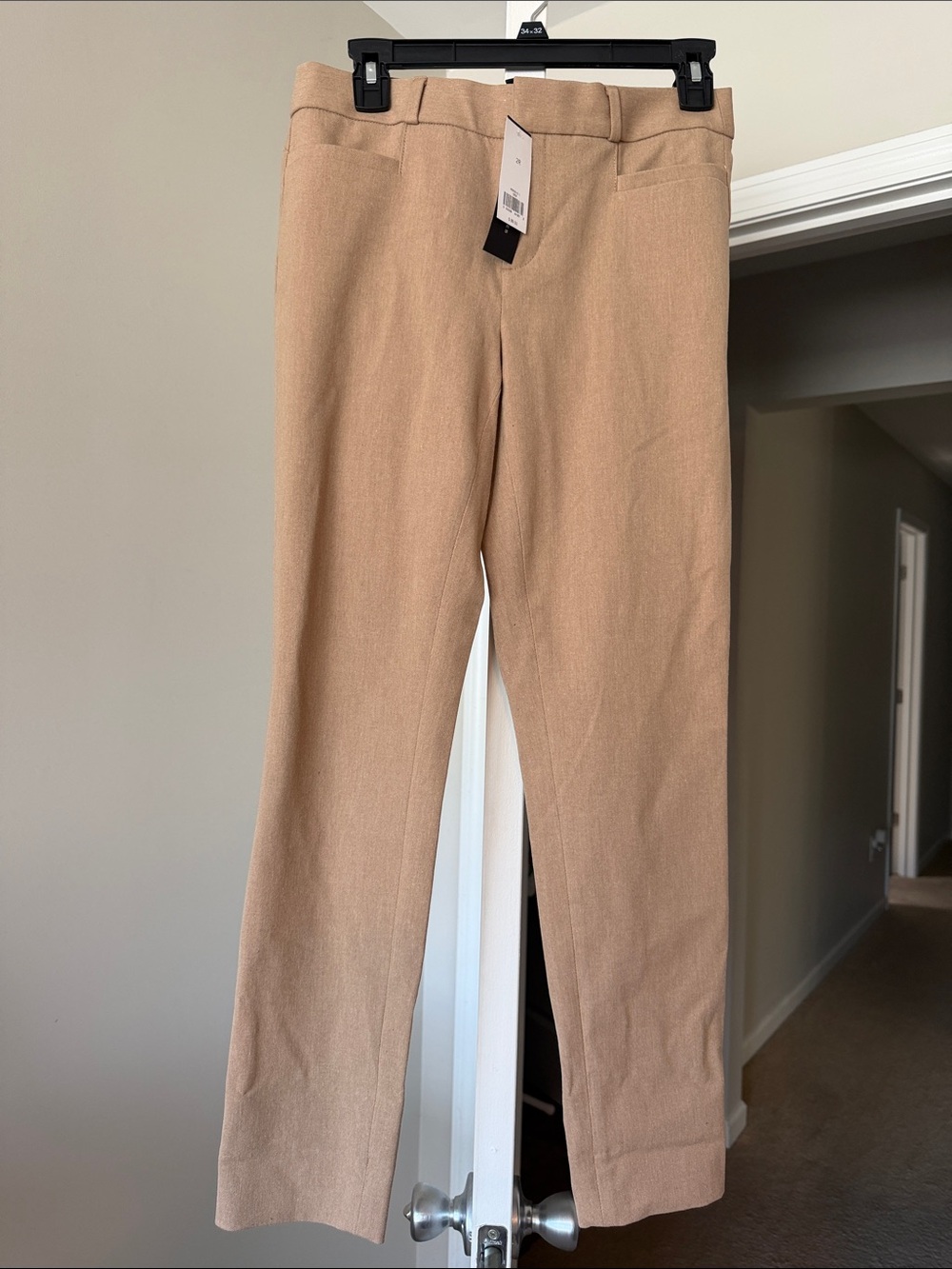 Banana Republic Camel/Tan Straight Leg Trousers